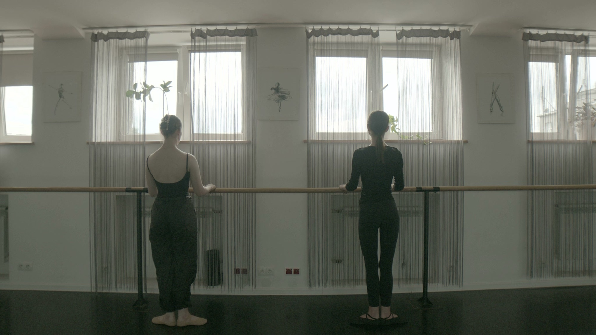 The bright Ballet No.9 studio ready for class